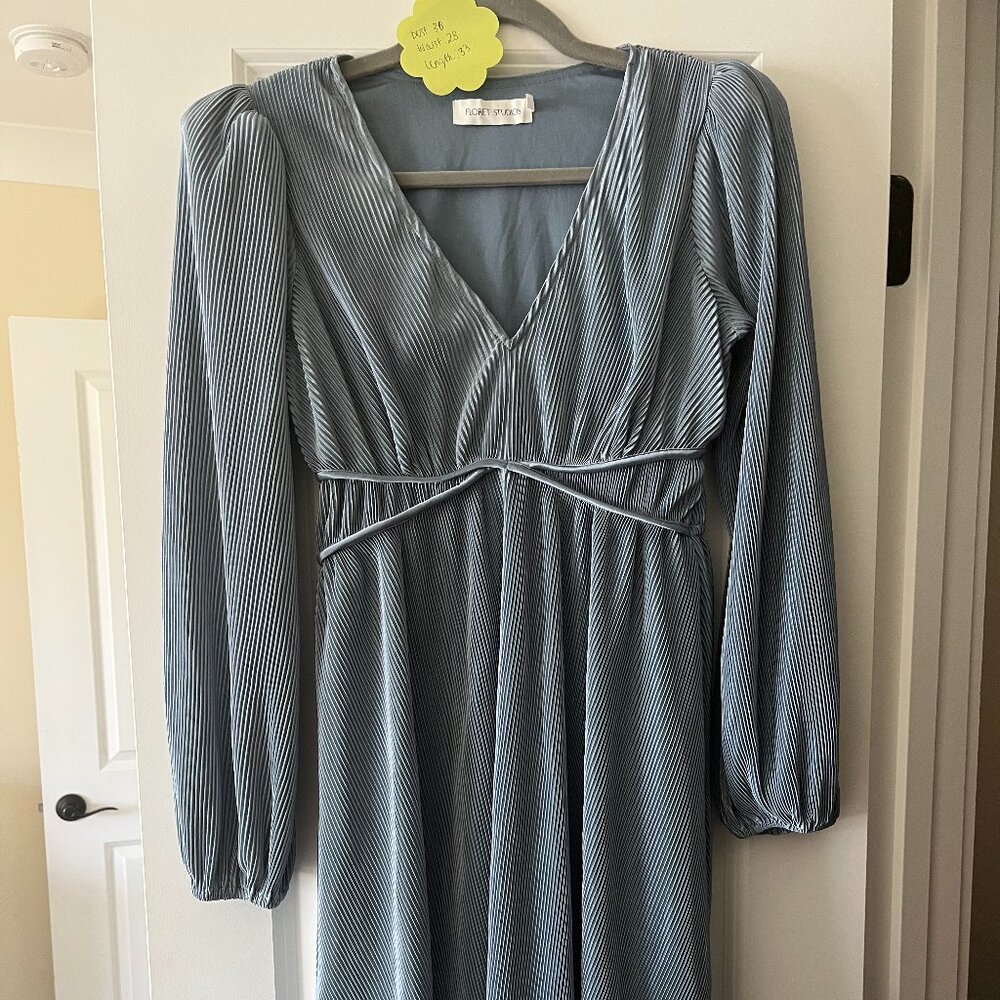 Floret Studios Grecian Sky Blue Dress